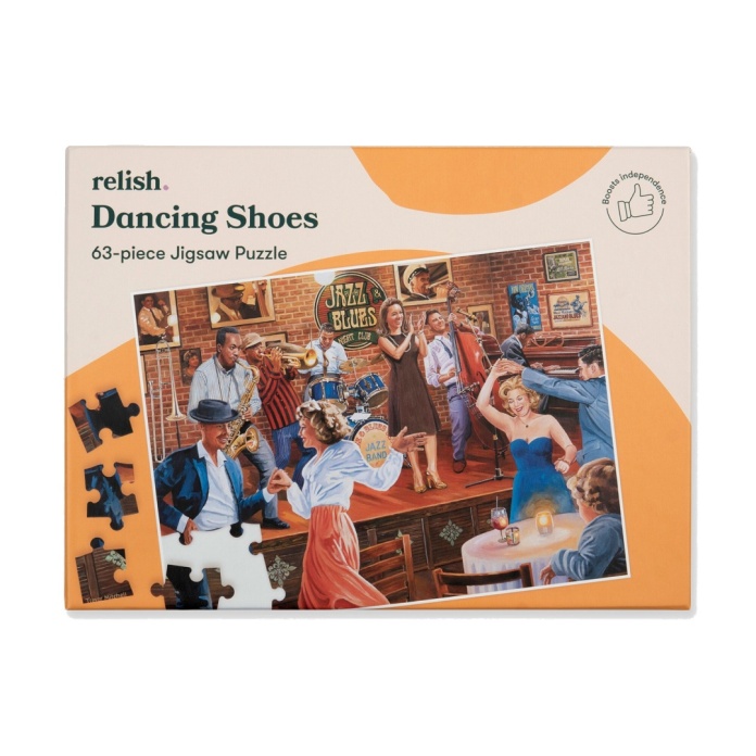 Puzzle Relish 63 elementy Dansing retro dla seniora